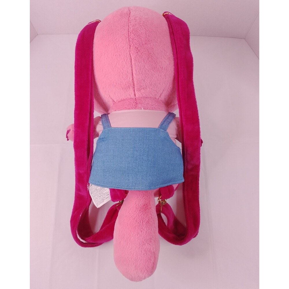 MINISO Zanmang Loopy Plush Backpack 12” Pink Beaver Pororo Kids School Bag Toy - Picture 2 of 13